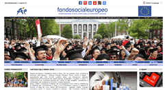 Desktop Screenshot of fondosocialeuropeo.it